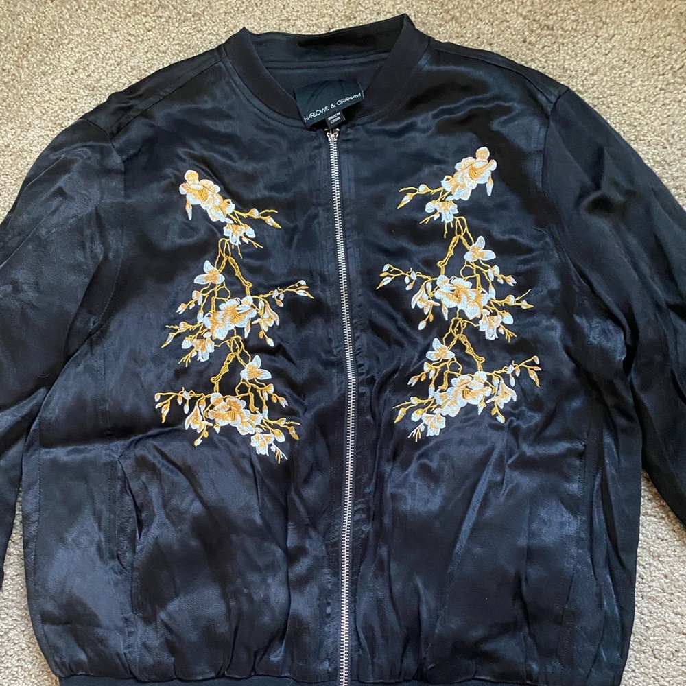 Harlowe and Graham Black Women’s Zip Up